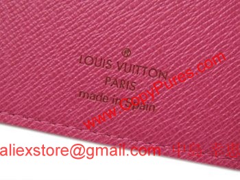 LOUISVUITTON　ルイヴィトン　マルチカラー　LV　財布　ポルトフォイユ・アンソリット　ノワールｘグルナード（ピンク）　M93754